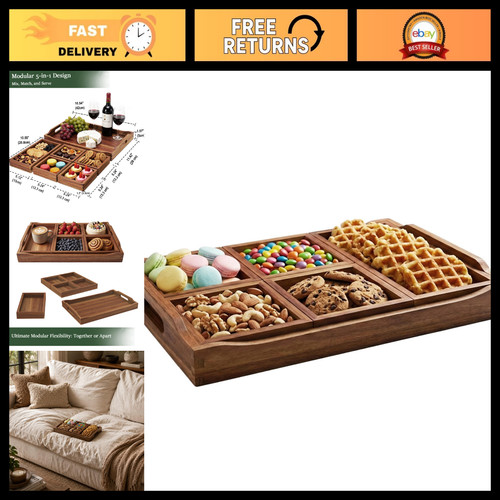 Acacia wood serving - acacia, tray