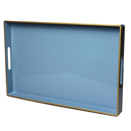 Blue decorative serving - serving, tray