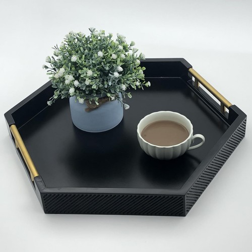 Serving tray with polished - tray,