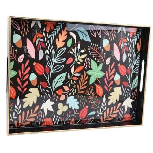 Rectangle serving tray with - rectangle,