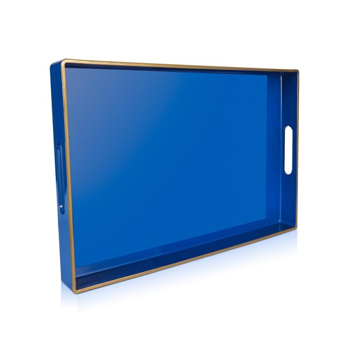 Blue serving tray - serving,